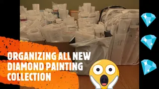 Organizing My Entire Diamond Painting Collection  Crafty Friendly Vlog