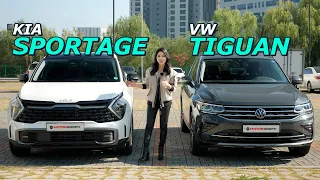 New 2022 Kia Sportage vs. Volkswagen Tiguan "Which is the Best Compact SUV?"