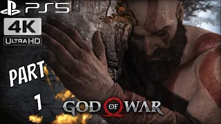 God of War PS5 Gameplay Walkthrough part 1(4K 60fps) –Intro/ The Marked Trees
