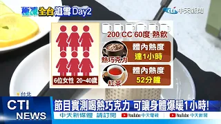 【每日必看】第1名不是薑茶?! 寒流來喝這熱飲身體爆暖1小時 20240123