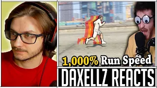 Reacting to Doug Doug How fast can you RUN across GTA 5? (1000% Run Speed)