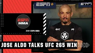 Jose Aldo wants to fight TJ Dillashaw after #UFC265 win vs. Pedro Munhoz | ESPN MMA