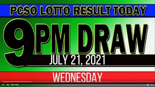 LOTTO RESULT TODAY 9PM DRAW – JULY 21, 2021 | 2D | 3D | 4D | 6/45 | 6/55