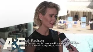 Sarah Paulson on the Red Carpet - 2015 Critics' Choice TV Awards | A&E