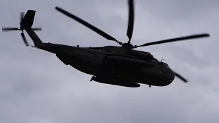 CH 53 beim Überflug in Manching