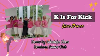 K Is For Kicks Line Dance/Demo/Choreo: Christopher Gonzalez (USA) - April 2017