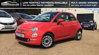 2017 FIAT 500 1.2 LOUNGE FOR SALE | CAR REVIEW VLOG