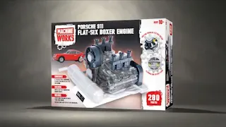 Haynes Machine Works Porsche 911 Flat-Six Boxer Engine - Timelapse Assembly Video