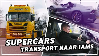 SUPERCARS naar de AMSTERDAM MOTORSHOW vervoeren! | Kuzee Autologistiek | Jeffrey Kerkhove