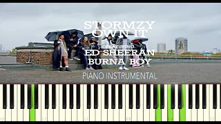 OWN IT - STORMZY feat. ED SHEERAN & BURNA BOY Piano instrumental