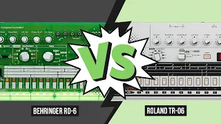 You cant match and compare Behringer RD-6 & Roland TR-06 Demo (no talking) - Snare und Bassdrum only