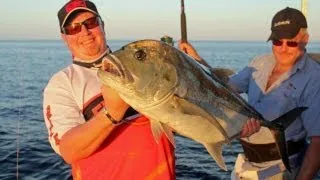 Big Baits for Big Giant Trevally!!  Fishing video!!