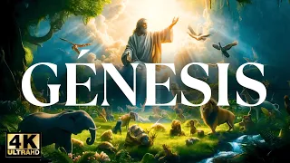 🌍🍎 GÉNESIS Cap. 1-3 ~ La Creación | La Biblia en 4K