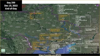 Ukraine: military situation with maps Dec 19, 2022