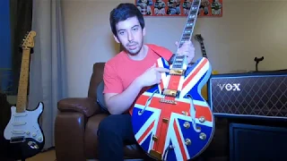 Review en Español de la Epiphone Sheraton Edición Limitada ¨Union Jack¨