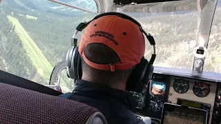 Landing Johnson Creek in an S35 Bonanza.