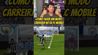 Como fazer modo carreira no FC MOBILE #eafcmobile #fifamobile