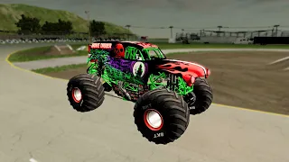 GRAVE DIGGER RED 2023 Monster jam Freestyle | Best Moments