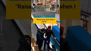 Father and Son Helps Scared Stranger ❤️