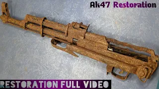 AK47 Restoration - Kalashnikov Restoration full video - Model 1956 - AKM Gun Restoration