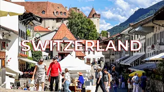 Gruyeres SWITZERLAND - Charming Medieval Village and Home to the world Famous Cheese! Walking Tour