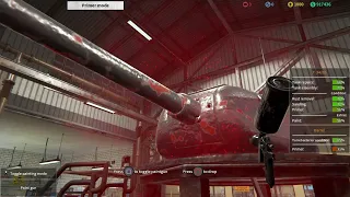 Restoring a T-34-85 (Tank mechanic simulator)