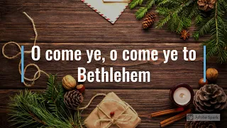 O Come All Ye Faithful Instrumental - Christmas Carol (with Lyrics)