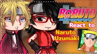 || Boruto react to Naruto|| Naruto next generation react to past team 7 part 1{ Boruto, Naruto, GC }