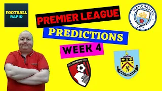 Premier league predictions week 4. 2019/20