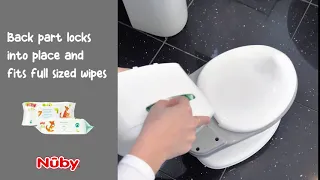 Nûby 'My Real Toilet' training toilet - Wipes dispenser