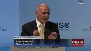 Remarks by H.E. Mohammad Ashraf Ghani at Munich Security Conference