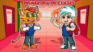 VAMOS A LA ESCUELA 😱📚 MAYA AVENTURA y SRGATO PRIMER DIA de ESCUELA MINECRAFT