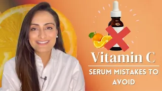 Dont make these Vitamin C serum mistakes | हिंदी | Best way to use vitamin C