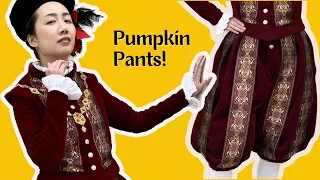 I Made Tudor Pumpkin Pants!