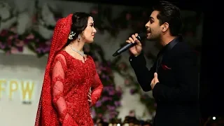 Asim Azhar dedicate a song to Hania Amir at Ramp in FWP Karachi 2019