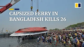 At least 26 killed after double-decker ferry capsizes in Bangladesh’s Shitalakshya River