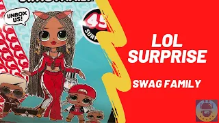NEW LOL Surprise OMG Swag Family Unboxing Toy Review | TadsToyReview