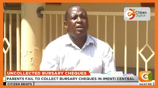 Imenti Central MP Kirima Ngucine faults parents for failing to collect bursary cheques