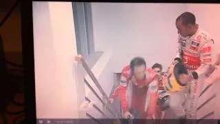 Felipe Massa Falling over in Korean F1 2010