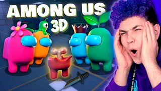 AMONG US в 3D 😱 ПЕРВЫЙ РАЗ ИГРАЮ в РОБЛОКС (Roblox)