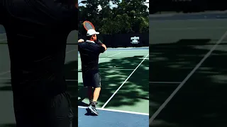 The forehand tennis technique