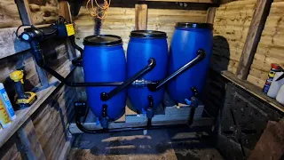 DIY 3 Barrel Pond Filter - Pond Build 2022