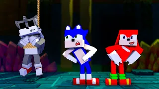 Sonic And Tails Dancing Meme + Knuckles - "Good" Ending (Minecraft Animation) FNF