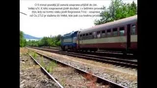 Velká nad Veličkou, odjezd Os 2713 se "zamračenou" T478.1002, zpět z Javorníka jako Sv; 18. 7. 2015