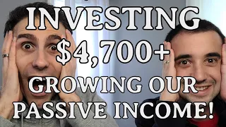 Investing OVER $4,700 in Dividend Stocks Last Week! | Adding Over $200 in Passive Income!!