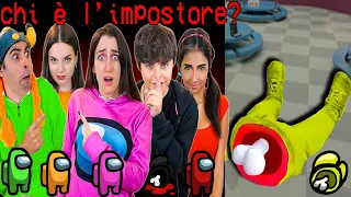 GIOCHIAMO AD AMONG US NELLA VITA REALE CON I NOSTRI AMICI!! CHALLENGE 24 ORE VIDEOGIOCHI!!