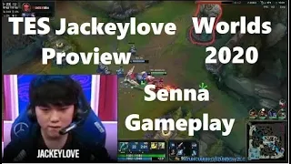 Worlds 2020 Proview TES JackeyLove Senna Gameplay POV vs Deft Draven TES vs DRX