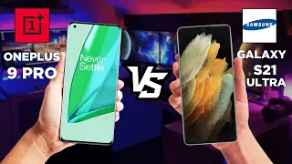 Galaxy S21 Ultra vs Oneplus 9 Pro | Tech Battle