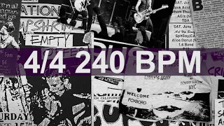 🔴 240 BPM Punk Drum Metronome