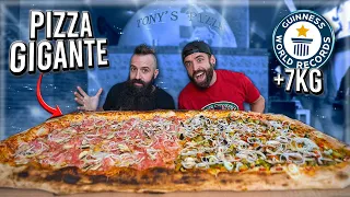 La PIZZA MÁS GRANDE de EUROPA de +7KG en 1 HORA 🏆 *NUNCA HABÍAMOS VISTO ESTO*